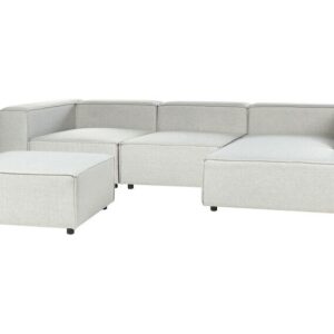 3 Seater Modular Linen Corner Couch