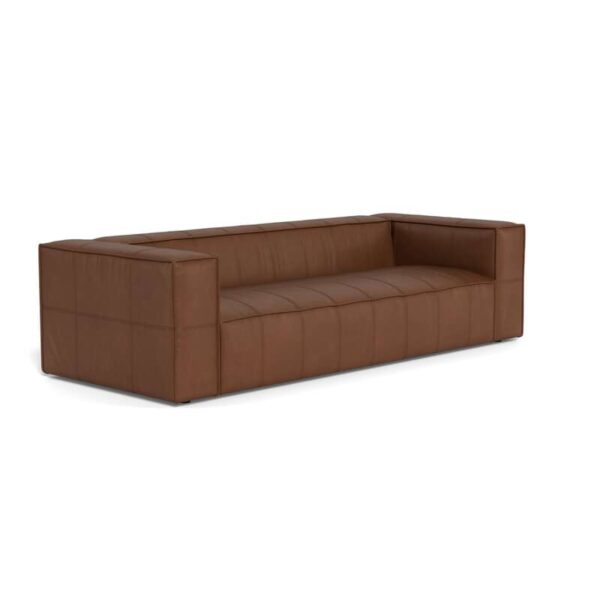 Alasse Genuine Leather 3 Seater Couch - Image 2