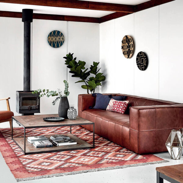 Alasse Genuine Leather 3 Seater Couch - Image 5
