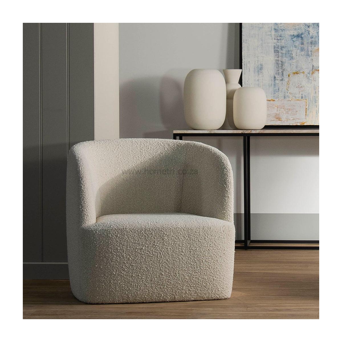 Geigi Boucle Lounge Chair - Image 3