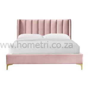 Goerge Velvet Bed (Blush)