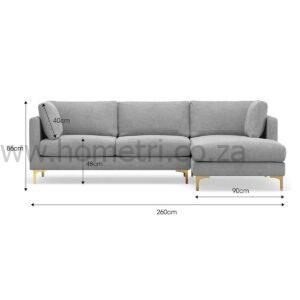 L Shaped Couch & Right Hand Alek