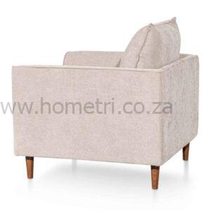 Alternative view of Lizzar Beige Fabric Armchair