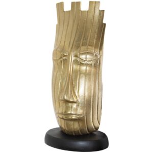 Goldface Sculpture