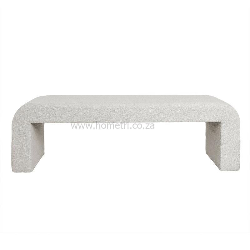 Zed Boucle Curl Bench Seat
