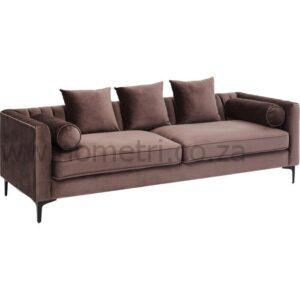 Alternative view of Oselo 3 Seater Velvet Couch