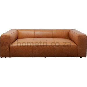 Cetto Smart Leather Couch Light Brown