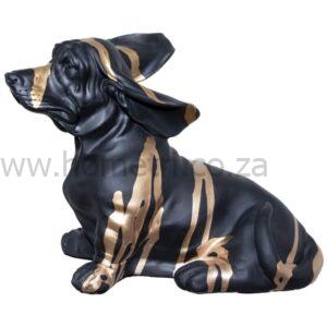 Dog Sitting Statue