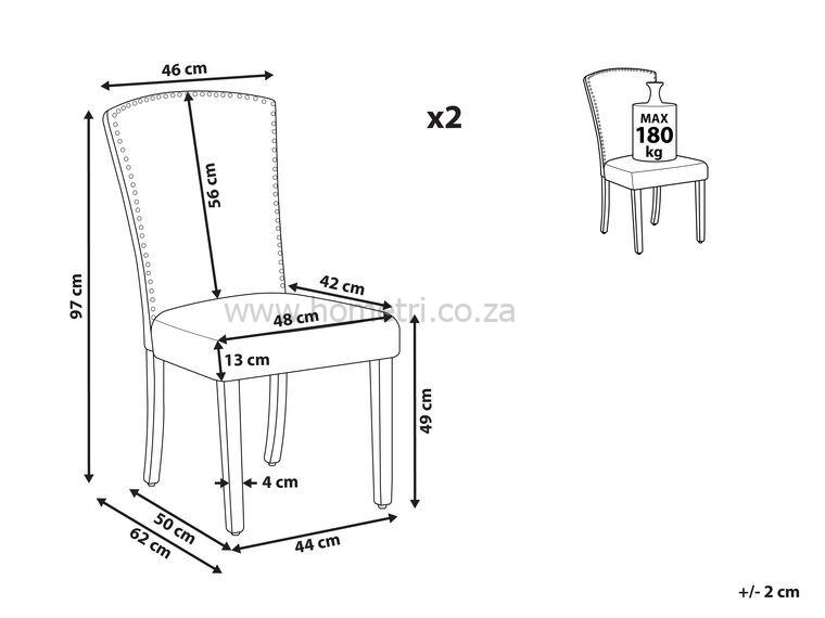Velvet Dining Chair Picanto - Image 5