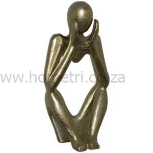 Alternative view of The Pensive Gold Figure