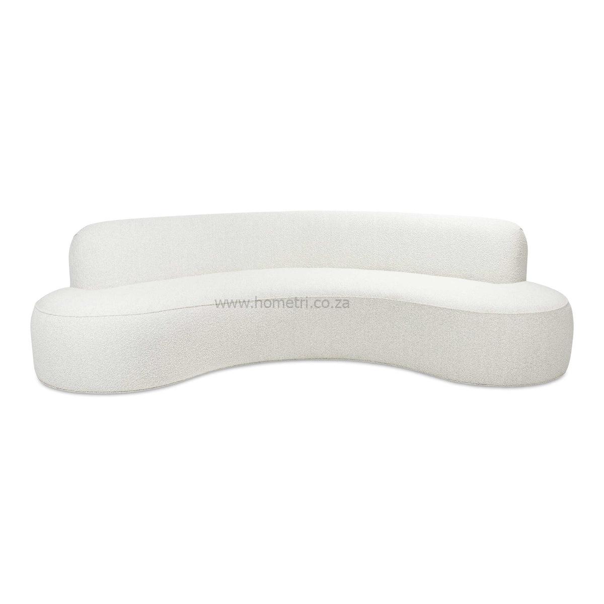 Amore Boucle Curved Couch