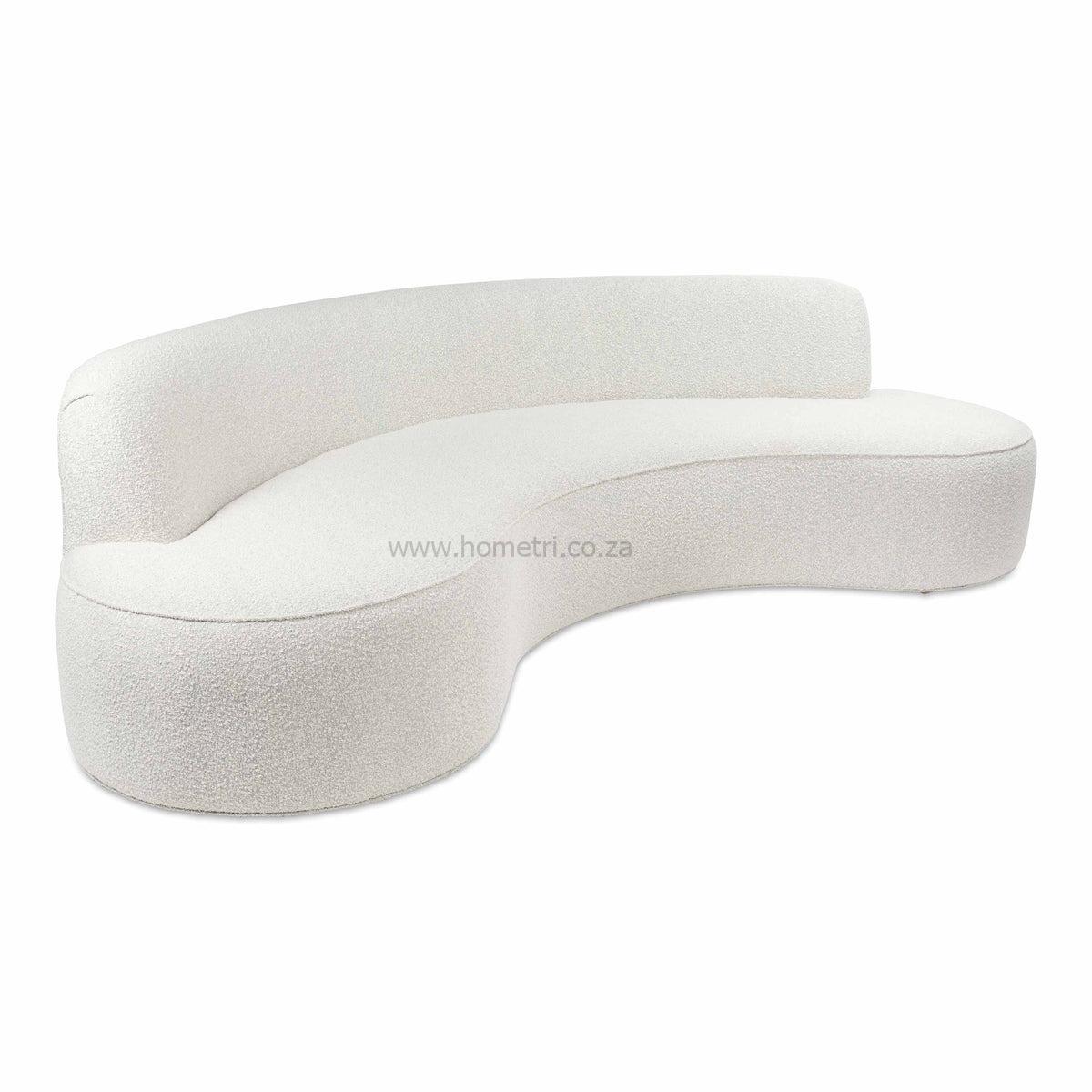 Amore Boucle Curved Couch - Image 2