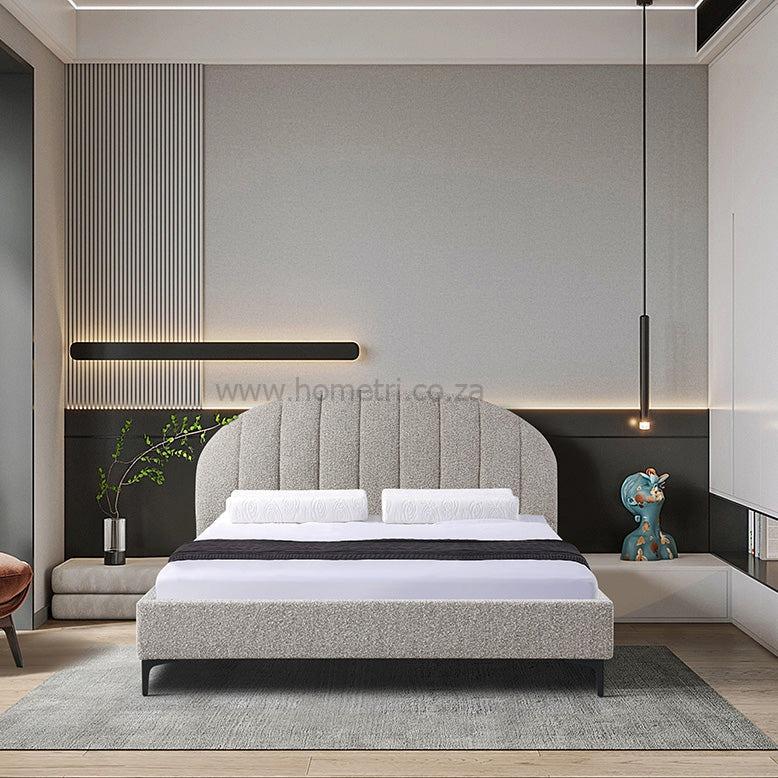Oline Boucle Fabric Bed Frame - Image 4