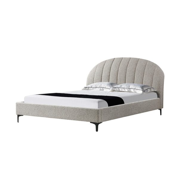 Oline Boucle Fabric Bed Frame - Image 2