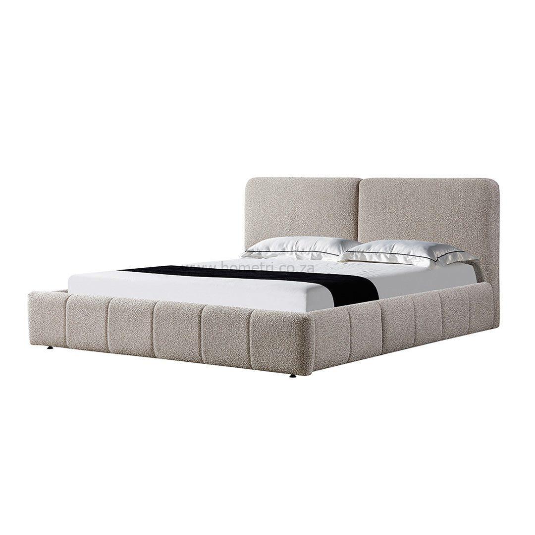 Vinay Sand Boucle Bed - Image 2