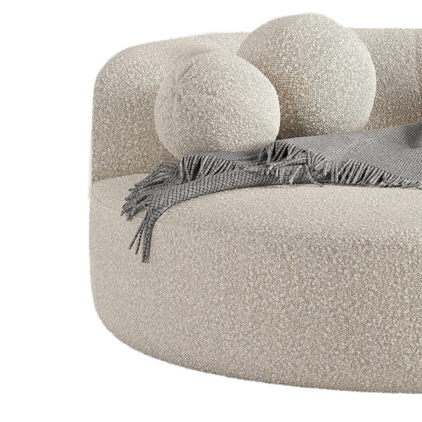 Marget II Boucle Lounger Chair - Image 4