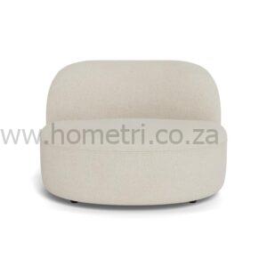 Tuna Fabric Armless Tub Chair