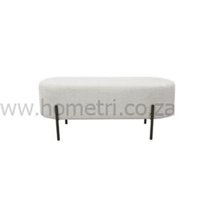 Monte Bench White Boucle