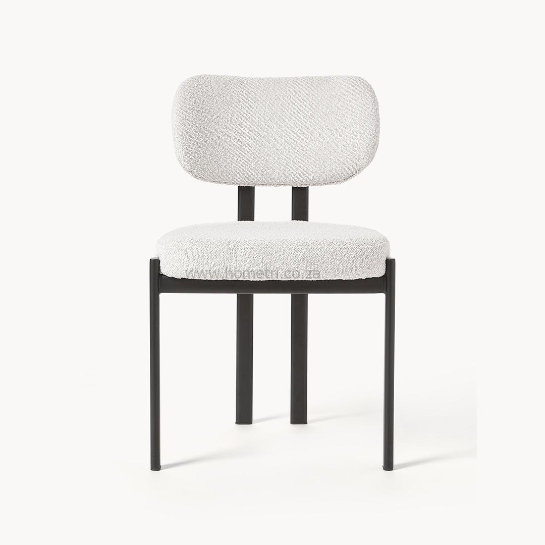 Debbie Dining Chair In Boucle