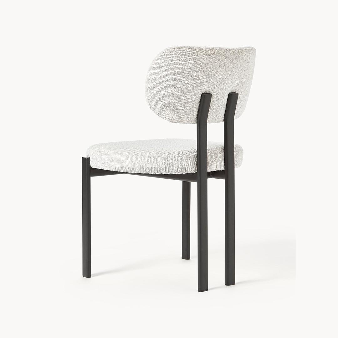Debbie Dining Chair In Boucle - Image 4