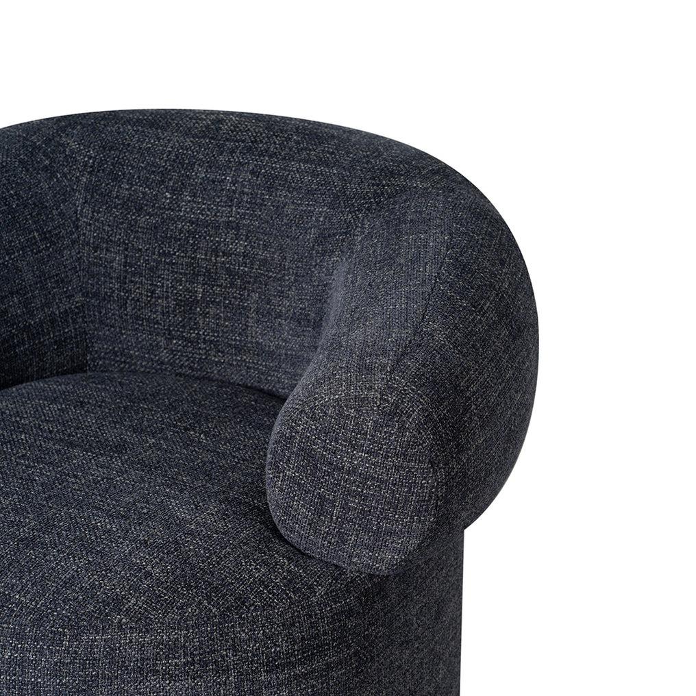Midran Armchair Charcoal Fabric - Image 5