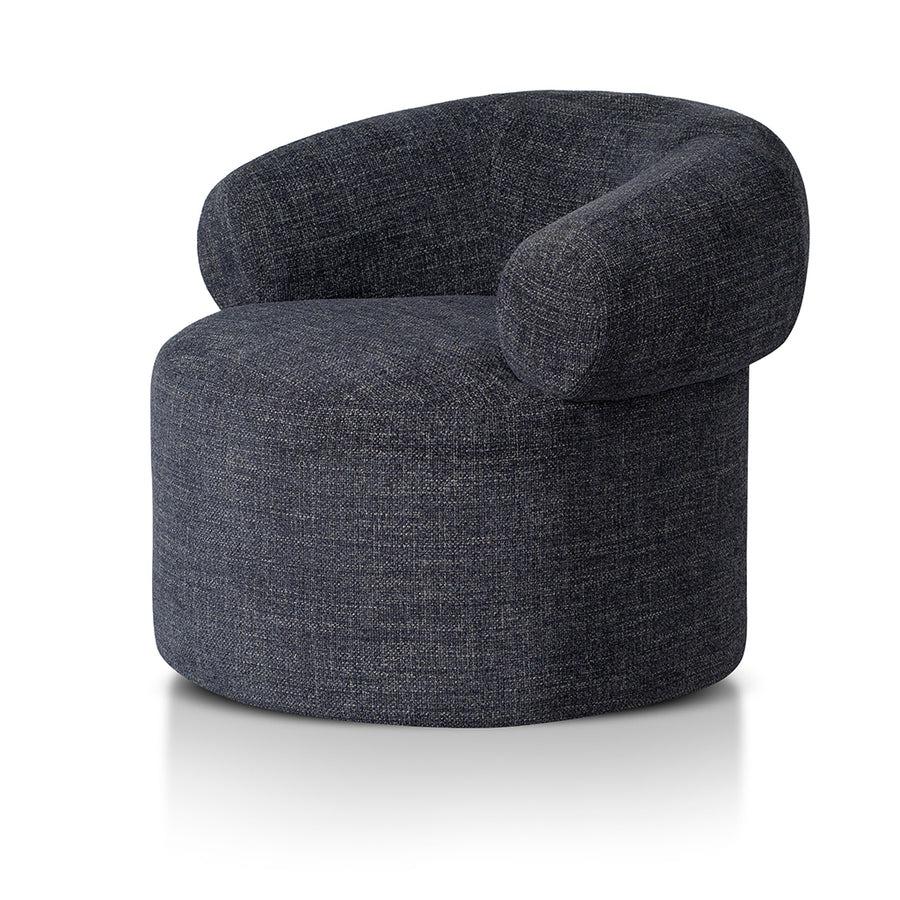 Midran Armchair Charcoal Fabric - Image 2