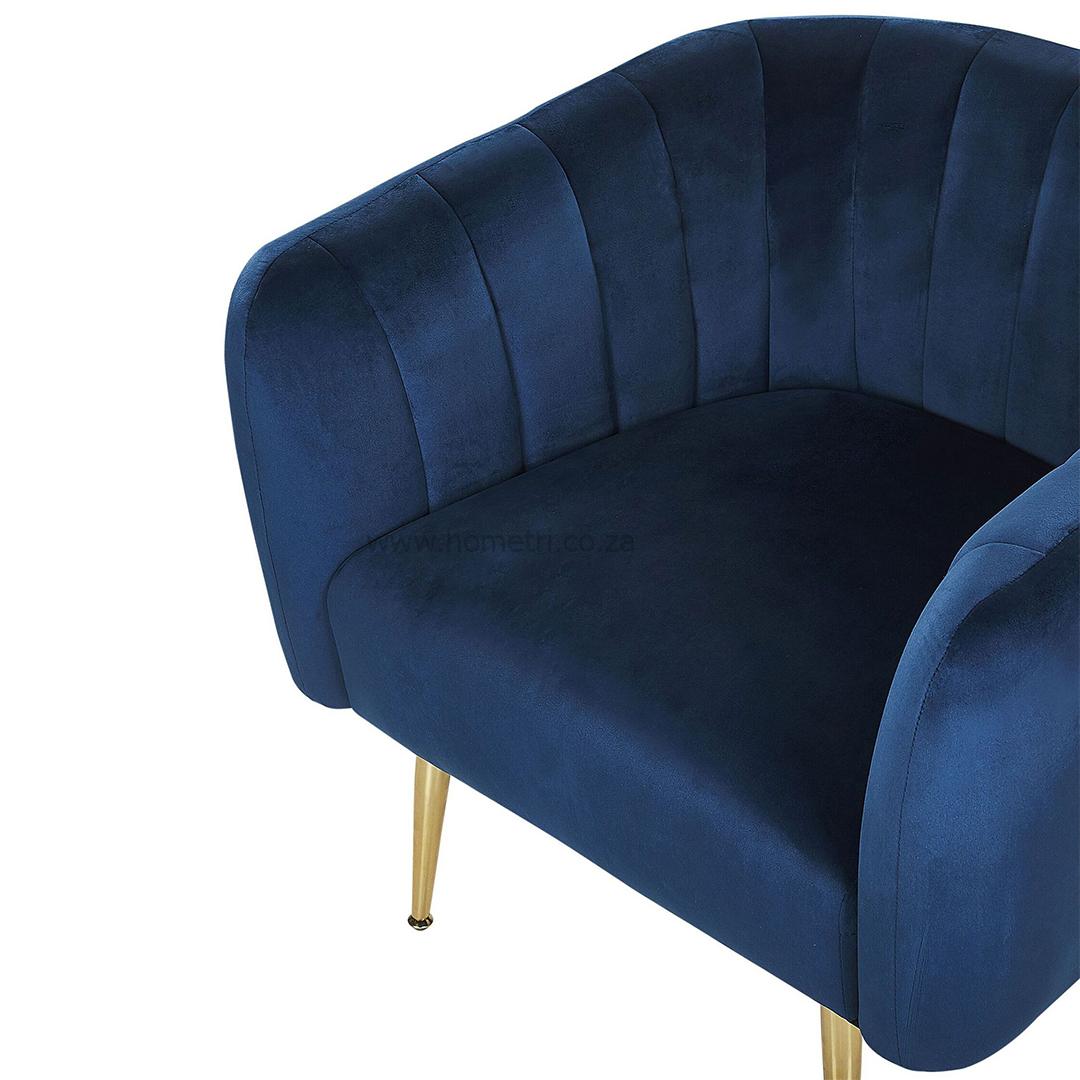 Lucie Velvet Armchair - Image 2