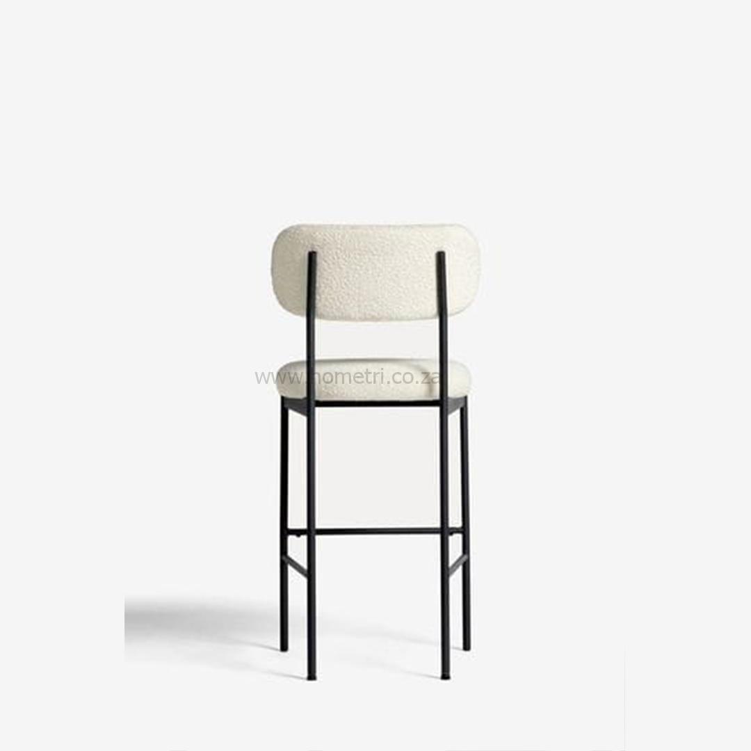 Oyster Black Leg Bar Stool - Image 2