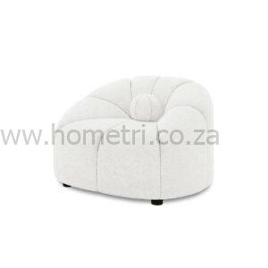 Roode lounger Chair Cream White