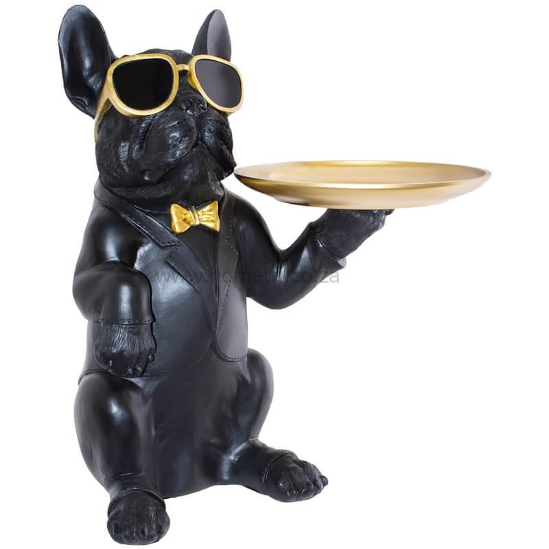 French Bulldog with Tray