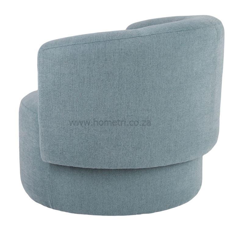Midran II Sky-Blue Armchair - Image 3