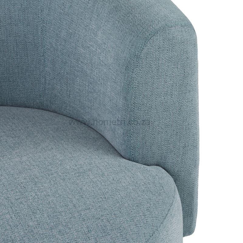 Midran II Sky-Blue Armchair - Image 4