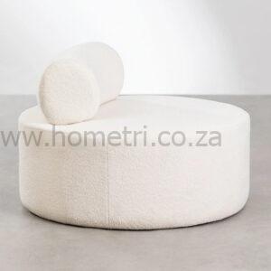 Oggy Round Boucle armchair