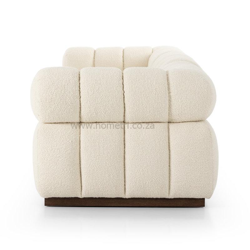 Ivah Boucle Three Seater Couch - Image 4