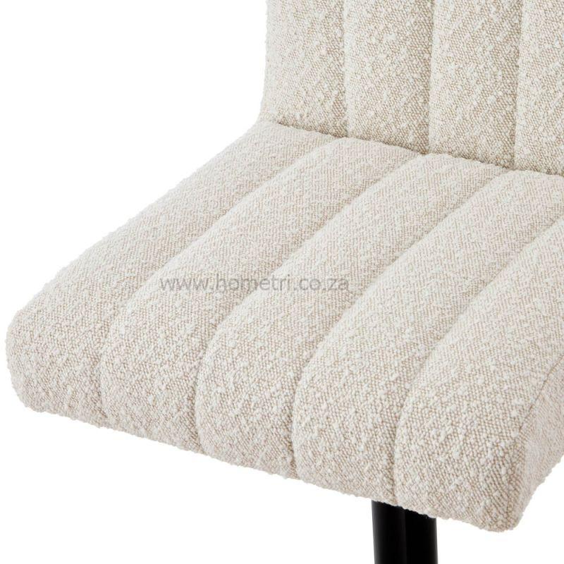 Miller Bar Stool Boucle Fabric - Image 3
