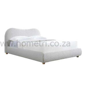 Engrid Curved Headboard Boucle Bedframe