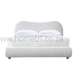 Alternative view of Engrid Curved Headboard Boucle Bedframe