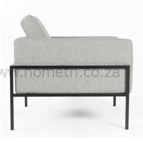 Flocky Metal Frame Accent Chair - Image 3