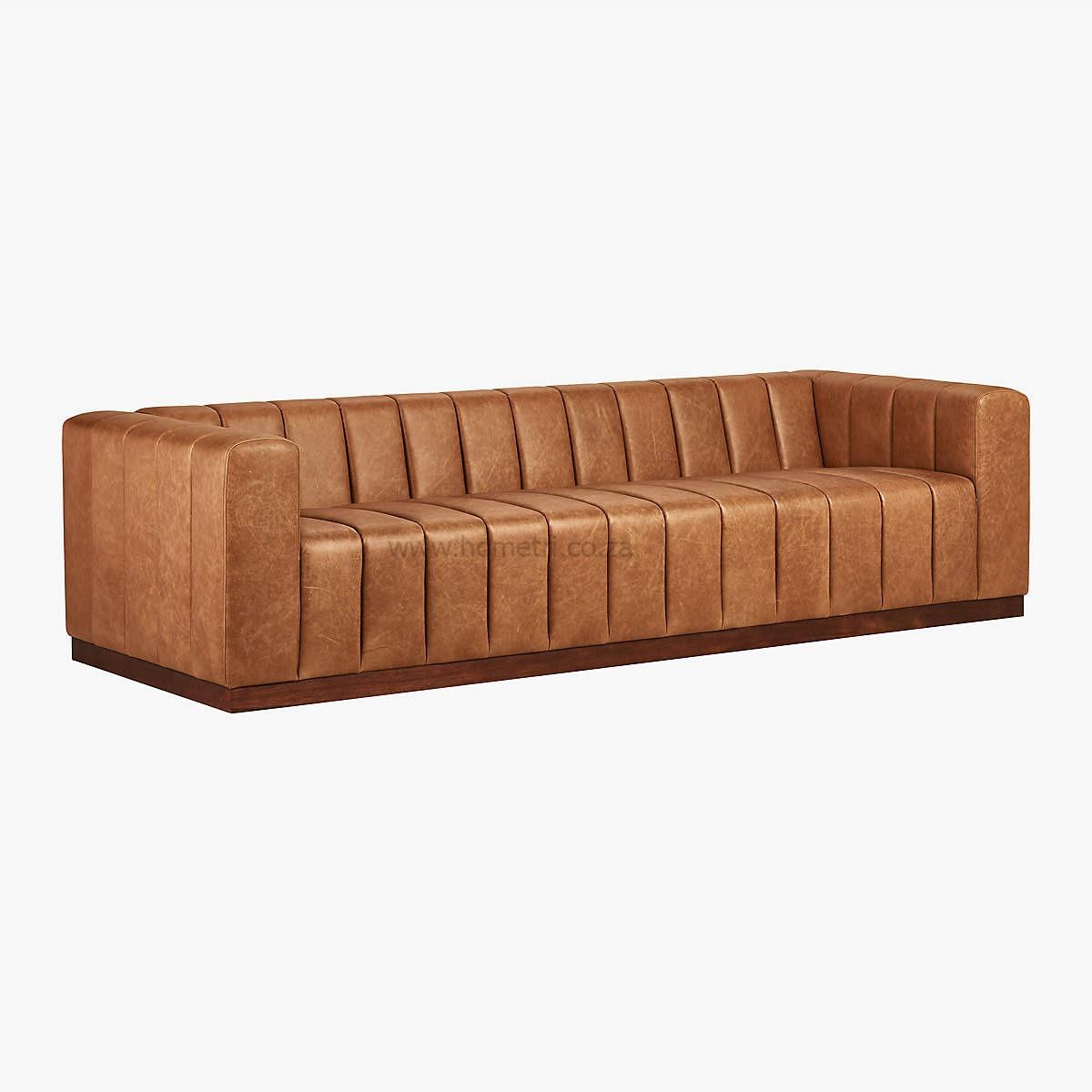 Bantan Leather Three Seater Couch