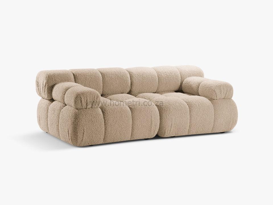 Berlin Boucle Fabric Two Seater Couch - Image 2