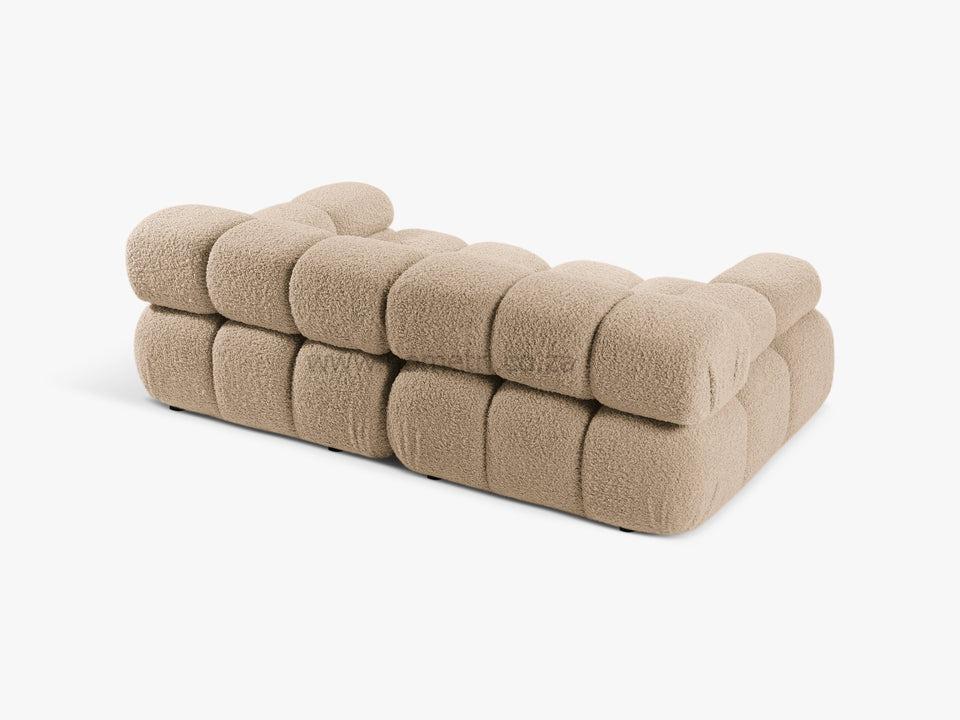 Berlin Boucle Fabric Two Seater Couch - Image 3