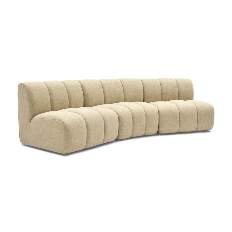 Windsor III Fabric Curved Modular Couch