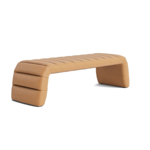Blakk Leather Bench