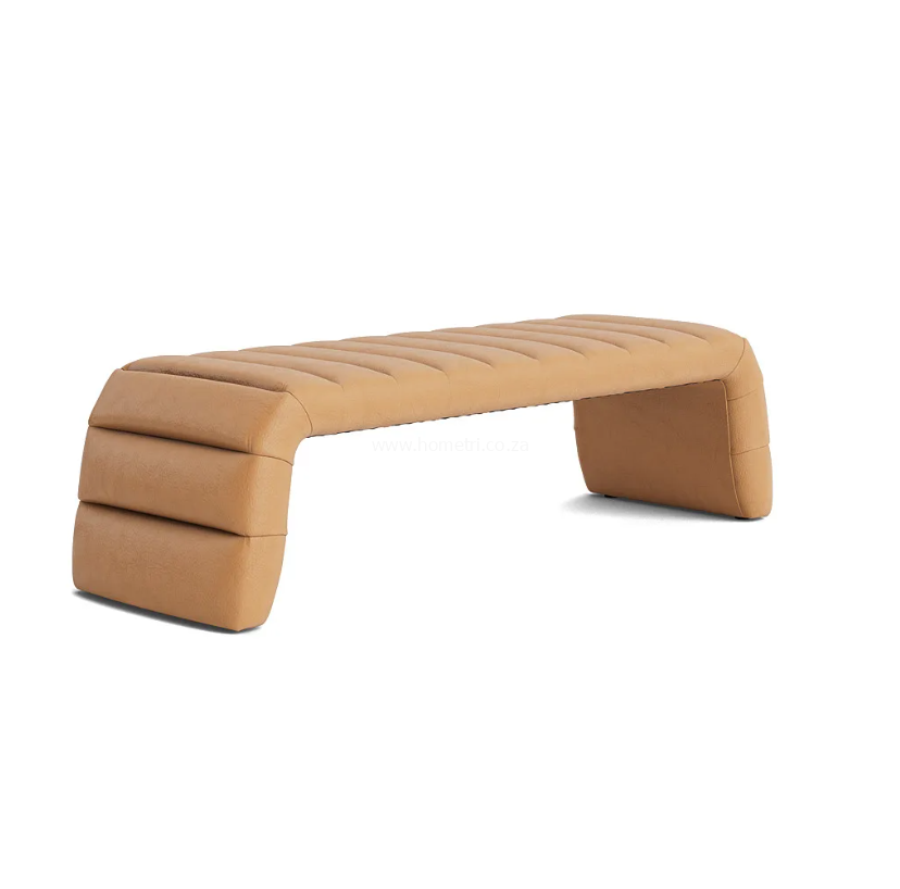Blakk Leather Bench