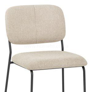 Alternative view of Ceta Beige Fabric Dining Chair